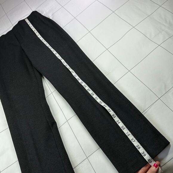 Spanx Pants Womens Medium Gray Perfect Fit Ponte Slim Straight Pull On Smoothing - Picture 11 of 12